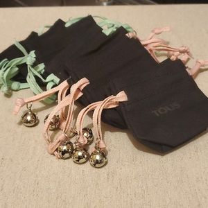 12 TOUS Small Size Jewelry Pouches